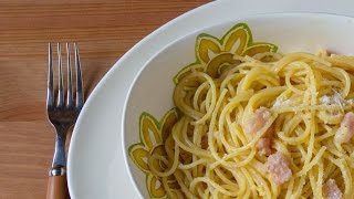 Italian SPAGHETTI CARBONARA  original Italian recipe [upl. by Syman]