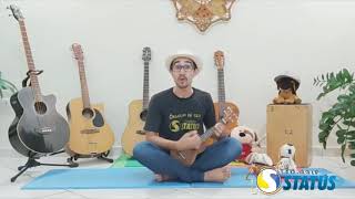 Professor Silvano tocando a música do Corona Vírus no ukulele [upl. by Dnalyr]