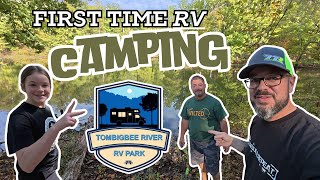 First Camping Trip in Our New Camper  Tombigbee State Park Adventure Tupelo MS [upl. by Ecnahs]