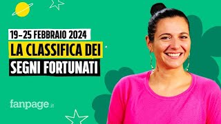 Oroscopo la classifica dei segni più fortunati della settimana dal 19 al 25 febbraio 2024 [upl. by Maxie]