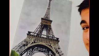 Drawing the Eiffel Tower  Emre Süner [upl. by Gonsalve]