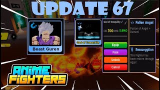 UPDATE 67 ANIME FIGHTERS TRANSFER DEMONIC PASSIVES Y DIVINO [upl. by Nothgiel]