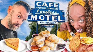 Brits Try Southern American Breakfast For The First Time In Nashville USA [upl. by Einram]