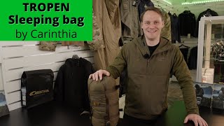 Carinthia Tropen Sleeping Bag  The best summer military sleeping bag from Carinthia [upl. by Ayatahs]