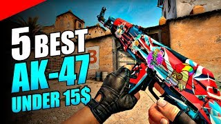 TOP 5 BEST AK47 SKINS IN CSGO UNDER 15 2019 [upl. by Reagen]