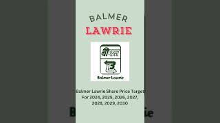 Balmer Lawrie Target Price stockmarket balmer sharemarket psu [upl. by Ardnohs]