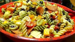 Recipe for Another Antipasto Salad with Pasta Antipasta [upl. by Landa]