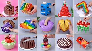 1000 Easy Colorful Cake Decorating You Can Try At Home  Beautiful Chocolate Cake Compilation [upl. by Nnaharas]