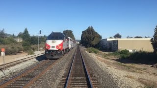 Caltrain HD 60fps Gallery Car 4022 Cab Ride on Baby Bullet Train 329 Tamien  San Francisco [upl. by Annairol]