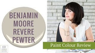 Benjamin Moore Revere Pewter Paint Colour [upl. by Ykcub]