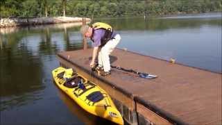 Launching a Kayak from a Dock [upl. by Pang833]