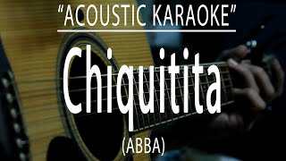 Chiquitita  ABBA Acoustic karaoke [upl. by Wilber]