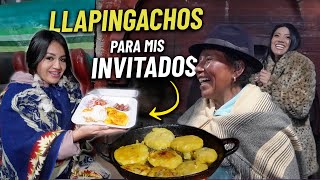 RICOS LLAPINGACHOS para mis AMIGUITOS de la grabación  Doña Empera [upl. by Aryn834]