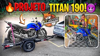 VIAJEI 700KM PRA MEXER NO MOTOR DA TITAN 160  VEM KIT 190 [upl. by Assirk486]