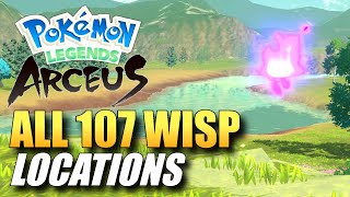 Pokemon Legends Arceus  All Wisp Locations  How To Get Spiritomb Eerie Apparitions In The Night [upl. by Victoria]