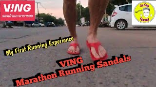 First RunFirst Impressions VING ELITE 100 K running sandal [upl. by Letsou717]