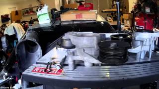 HowTo Replacing Belt Tensioner on 2005 Ford F250 Powerstroke Diesel [upl. by Spragens654]