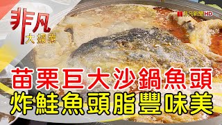 苗栗大鐵鍋沙鍋魚頭│苗栗美食必吃│鮮美味沙鍋魚頭e餚館│【非凡大探索】20231119 [upl. by Federica]