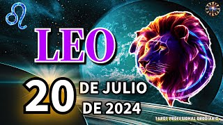 Horóscopo de Hoy  Leo  20 de Julio de 2024 Amor  Dinero  Salud Leohoy [upl. by Selinda905]