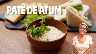 💥 RECEITA RÁPIDA PATÊ DE ATUM PARA SEUS APERITIVOS [upl. by Otti]