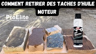 ⚠️ COMMENT RETIRER des taches dHUILE DE MOTEUR [upl. by Yrkcaz519]