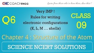 Structure of the Atom Question 6 Chapter 4 Class 9 NCERT Solutions Exercise [upl. by Kamilah733]