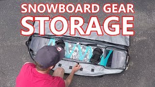 Snowboard Gear  Storage Cleaning amp Repair [upl. by Eagle]