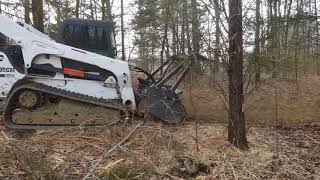 Dynamic Machinery Bobcat T870 with Bradco MM60 quotIt dont take long when you know what youre doingquot [upl. by Anyzratak]