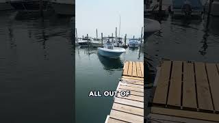 Bridge Marina Boat Docking Tip Be Decisive in Your Steering PART 1 boat shorts [upl. by Wivestad]