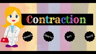 Contractions Definition and Examples  Contractions in English Grammar  Contractions list [upl. by Uund]