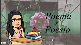 Diferença entre Poema e Poesia [upl. by Robinette22]