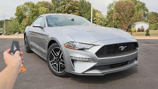 2021 Ford Mustang EcoBoost Start Up Exhaust POV Test Drive and Review [upl. by Nestor]