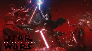 Snokes death  Rey amp Kylo Ren vs Praetorian Guards Canon [upl. by Hutner626]