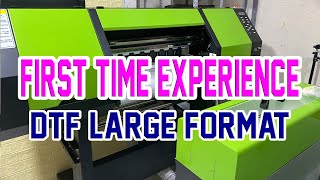 DTF Printing Large Format First Time Experience [upl. by Berny985]