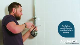 How To Install An Aqualisa Quartz Exposed Shower System [upl. by Erastes433]