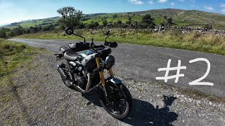 Triumph Scrambler 400X  Ride from Malham to Arncliffe [upl. by Nalyak659]