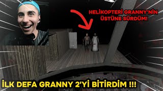 HAYATIMDA İLK DEFA GRANNY 2Yİ BİTİRDİM   HELİKOPTERDEN KAÇIŞ [upl. by Ahsenod]