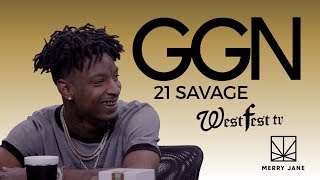 21 Savage and Uncle Snoop Chop It Up  GGN NEWS FULL EPISODE [upl. by Akedijn]