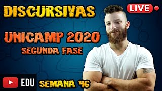 LIVE UNICAMP 2020  SEGUNDA FASE [upl. by Pasadis]