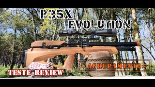 Teste Review da P35X Evolution  Sintonia e agrupamento à 61 metros😱 [upl. by Meingoldas]