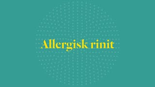 Allergisk rinit [upl. by Carlee]