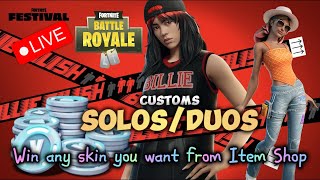 Fortnite Customs Win Any Skin you want [upl. by Barhos]