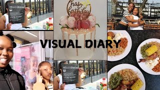 VISUAL DIARY✨ hairnailsLiyemas birthdaydinnerBible study etcSouth African Youtuber [upl. by Galloway]