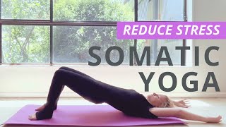 Somatic Yoga to REDUCE STRESS  15 Min  Jaz Pilates ✨ [upl. by Einej]