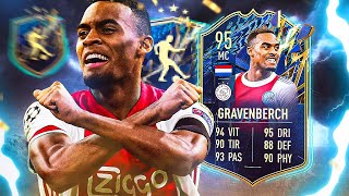 JE TESTE GRAVENBERCH 95 TOTS  rentable ou douille  🇳🇱   FIFA 22 Ultimate Team [upl. by Fanchet525]