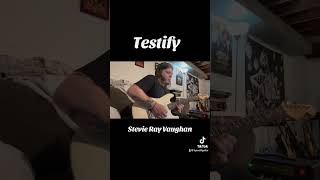 Stevie Ray Vaughan  Testify guitar cover [upl. by Aholla928]