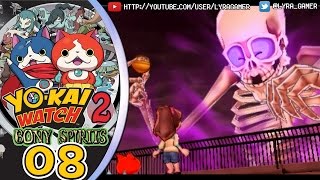 Yokai Watch 2  Fantasqueletos 08  ¡Tripasqueleto ataca el colegio [upl. by Nnayhs]