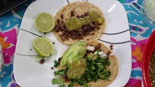 Tacos de carne molida receta rapida [upl. by Suilmann]