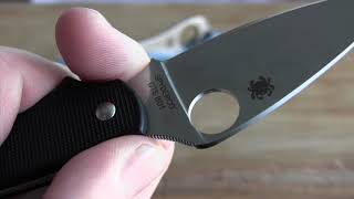 Spyderco Uk Pen Knife review [upl. by Ahtekal]