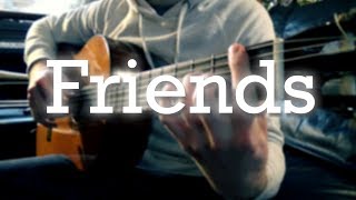 Marshmello amp AnneMarie  FRIENDS fingerstyle classical guitar cover With Tabs [upl. by Berardo]